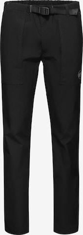 MAMMUT Regular Outdoorhose 'Mountain Tough' in Schwarz: Vorderseite
