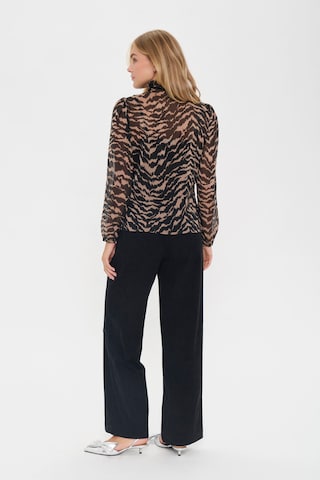 SAINT TROPEZ Bluse 'Lilja' i brun