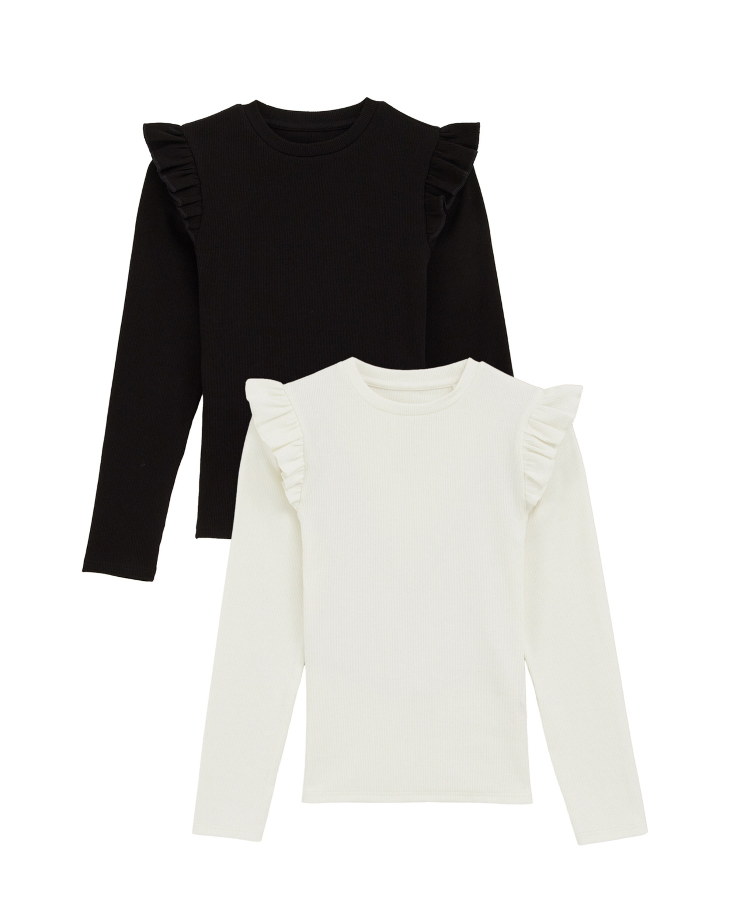 WE Fashion Μπλουζάκι σε μαύρο: μπροστά