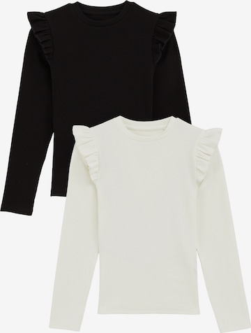 juoda WE Fashion Marškinėliai: priekis