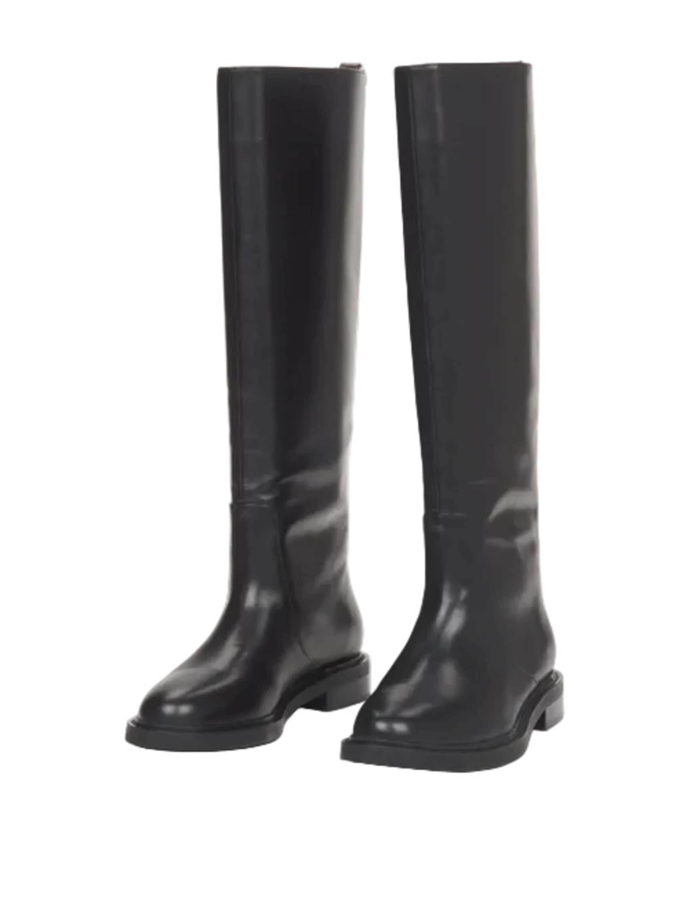 Estro - Botas sobre la rodilla '6411-1615' en negro