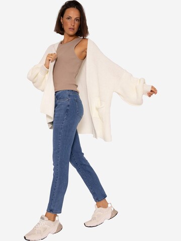 SASSYCLASSY Oversized Cardigan in Beige