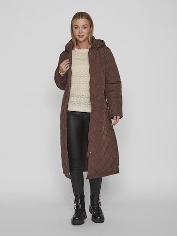 VILA Between-Seasons Coat in Brown