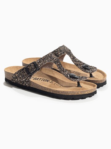 Flip-flops 'Melia' de la Bayton pe bronz