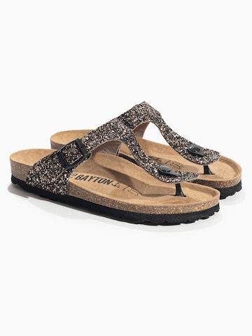 Bayton T-bar sandals 'Melia' in Bronze