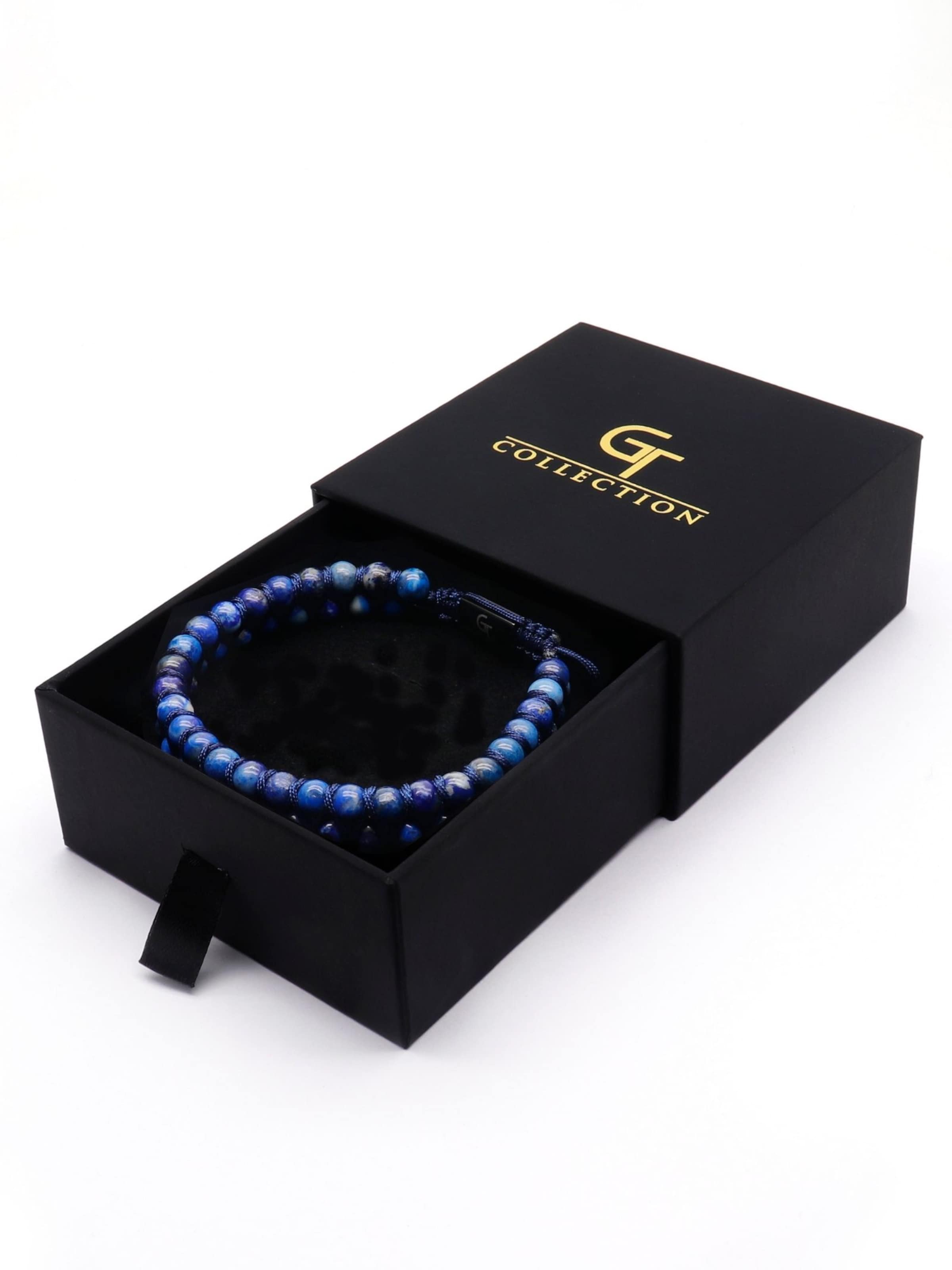 GT Collection Bracelet 'Double-Bead' in Blue