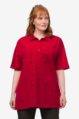 Ulla Popken Shirt in Rood: voorkant