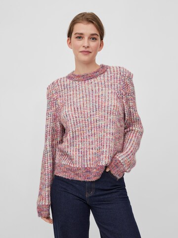 VILA Sweater 'Adelina' in Pink: front