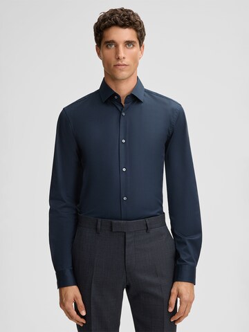 STRELLSON Slim fit Button Up Shirt ' Stan ' in Blue: front