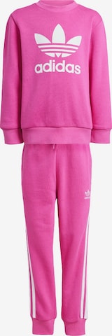 Tuta da jogging 'Adicolor' di ADIDAS ORIGINALS in rosa: frontale