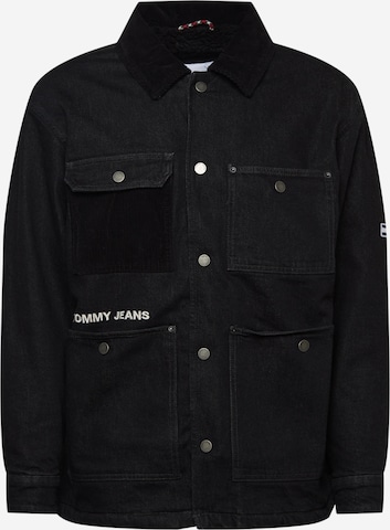 Tommy Jeans - Chaqueta de entretiempo en negro: front