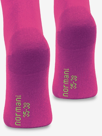 Chaussettes montantes normani en rose