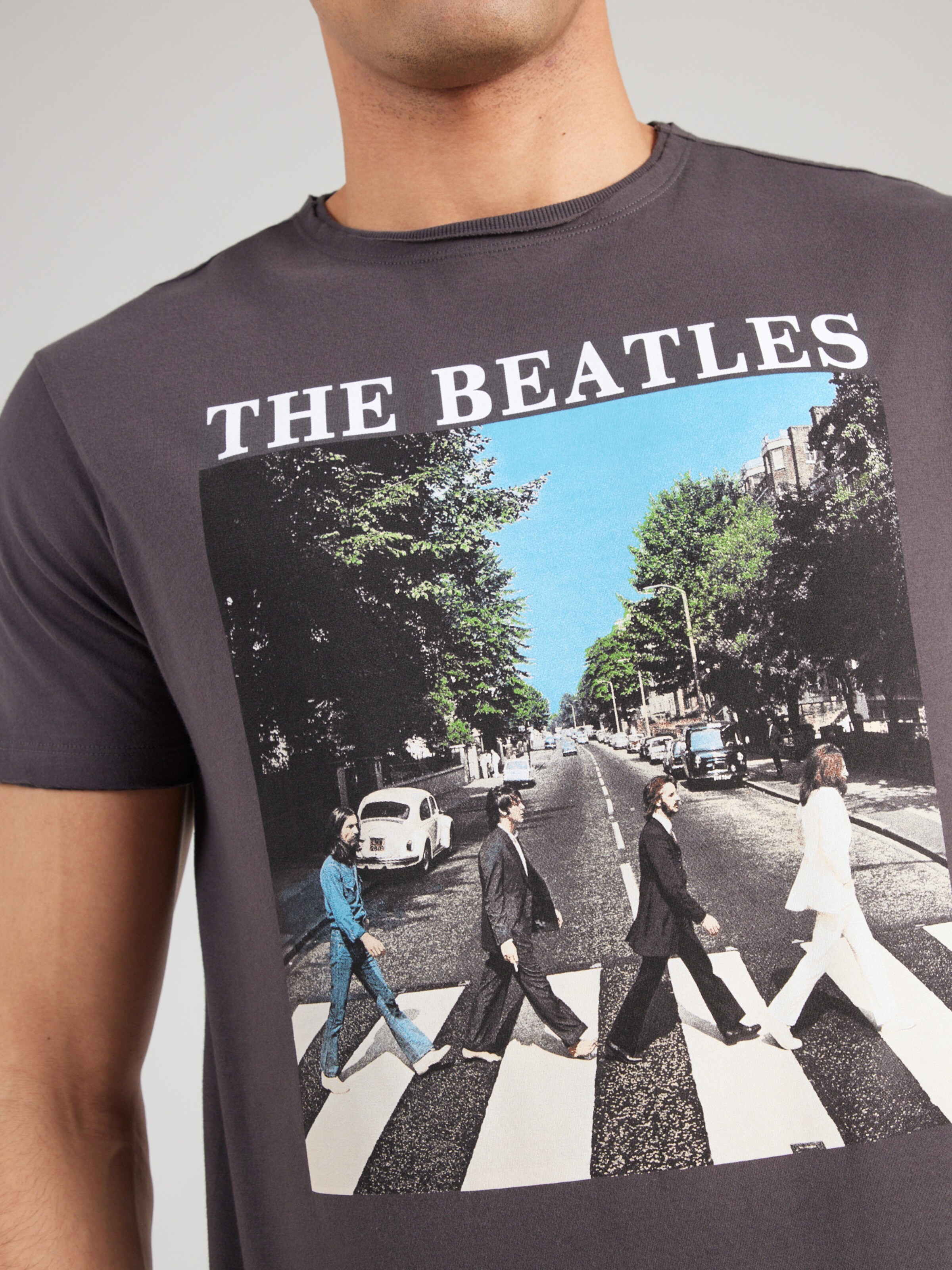 AMPLIFIED Tricou 'THE BEATLES - ABBEY ROAD' pe Gri Metalic | ABOUT YOU