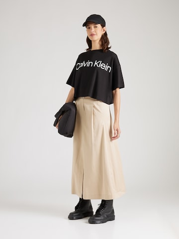 Calvin Klein Футболка оверсайз в Черный