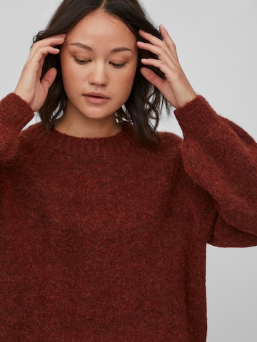 VILA Sweater 'Jamina' in Red