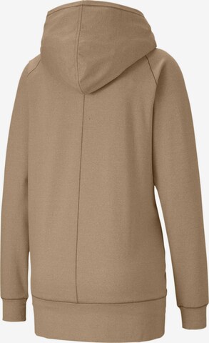 PUMA Athletic Zip-Up Hoodie in Brown