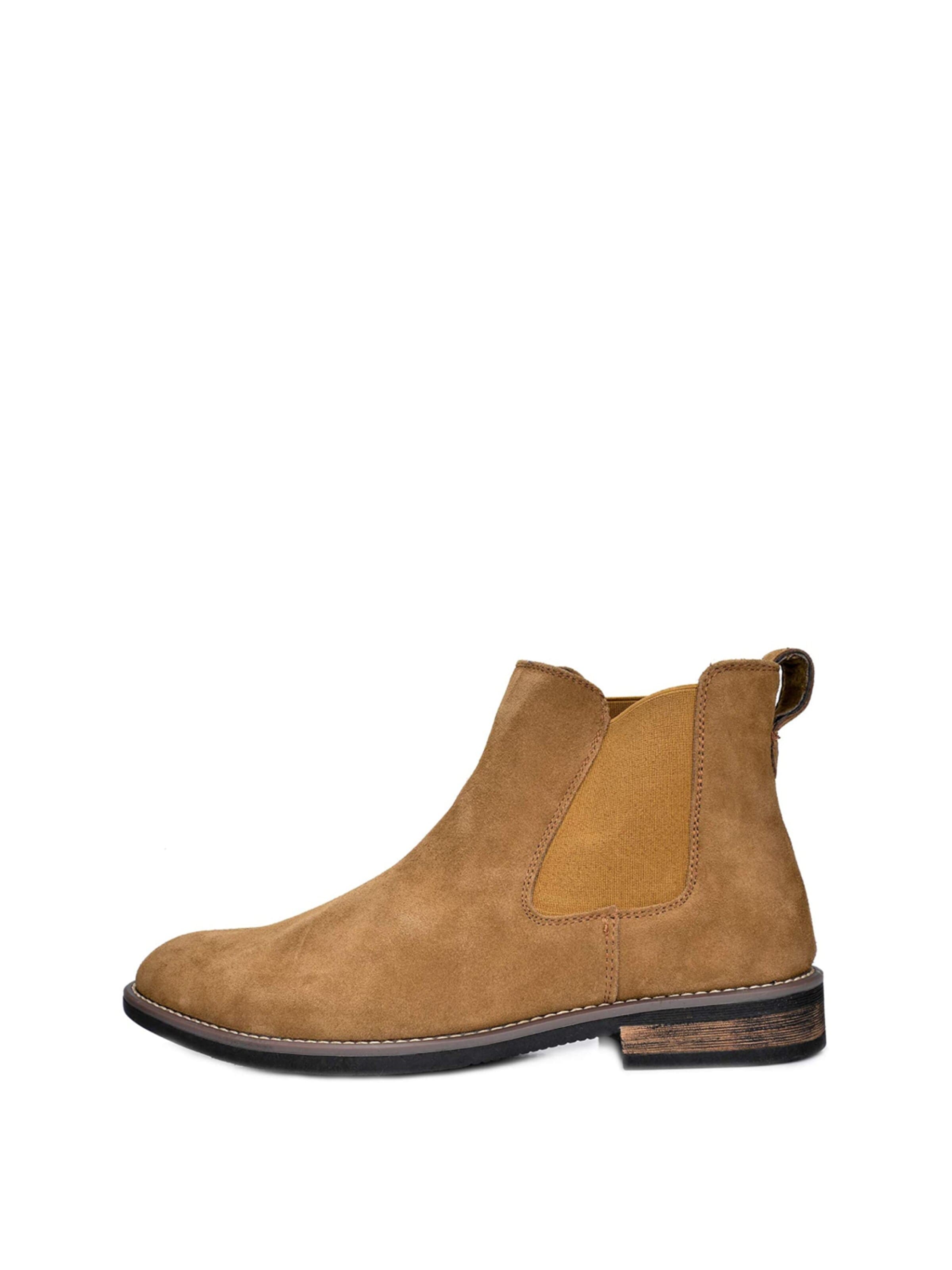 Bruno Marc Chelsea Boots in Brown