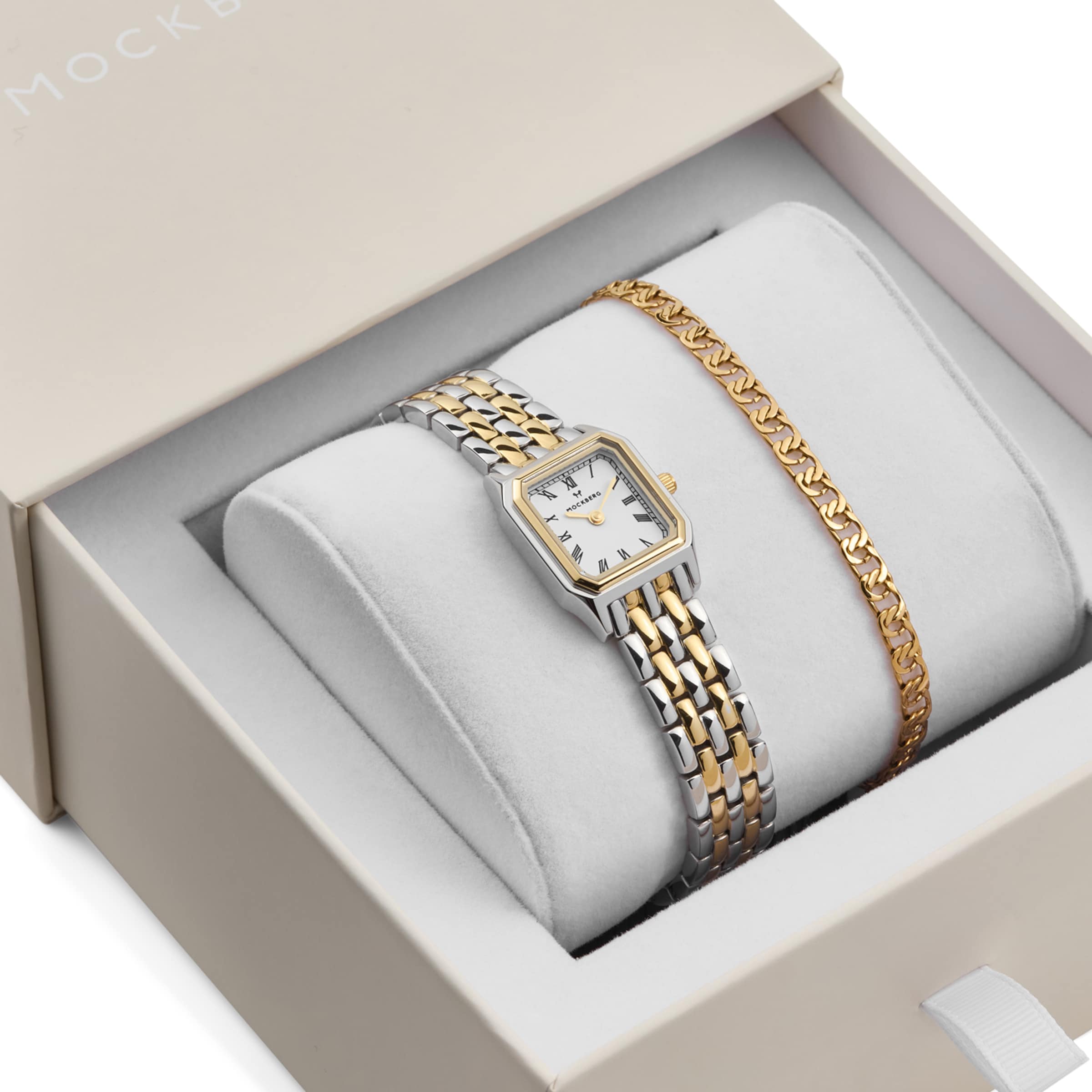 Mockberg Uhr in Gold