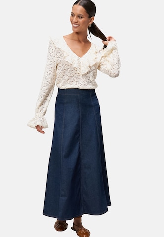 Camicia da donna di zero in bianco
