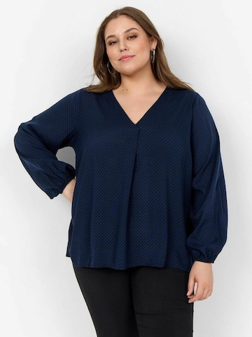 Wasabi Concept Bluse 'Joy' in Blau: Vorderseite