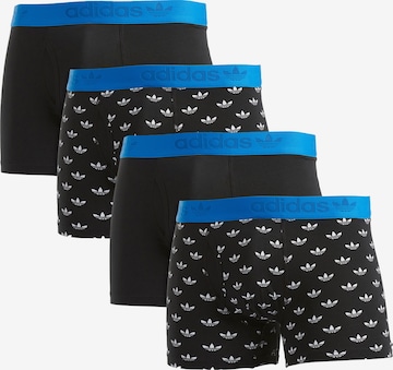 ADIDAS ORIGINALS Boxer shorts ' Comfort Flex Cotton Print ' in Black: front