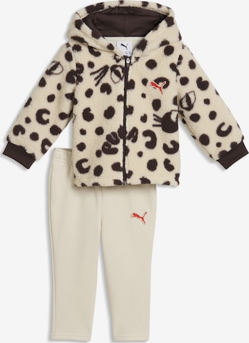 PUMA Tracksuit in Beige: front