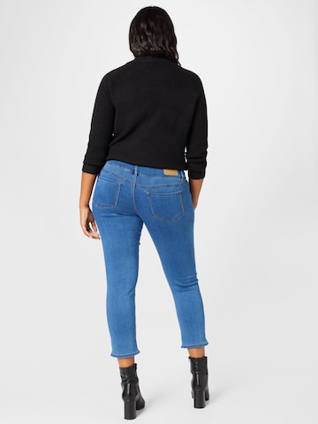 ONLY Carmakoma Slimfit Jeans 'CARANNA' in Blau