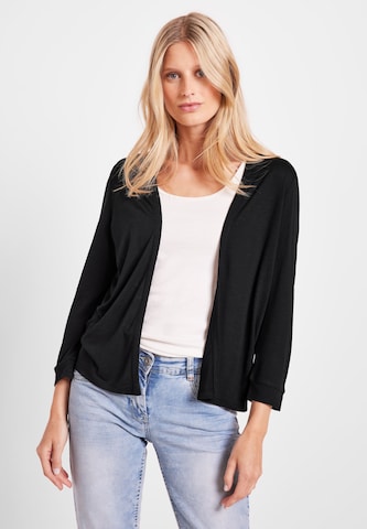 CECIL Knit Cardigan in Black: front