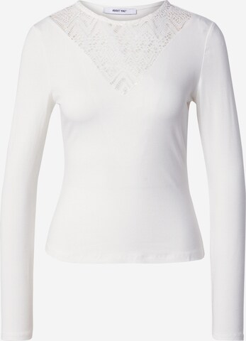 ABOUT YOU Shirt 'Clarissa' in White: front