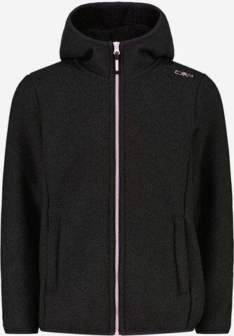 CMP Fleecejacke in Schwarz: Vorderseite