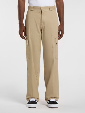 DICKIES - regular Pantalón cargo 'RIVERBEND' en beige: frente