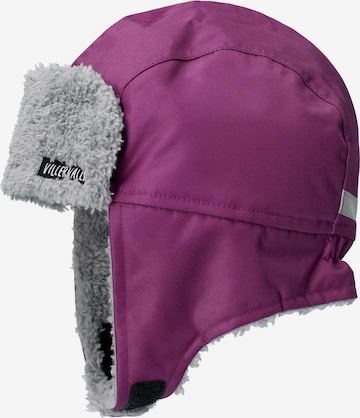 Villervalla Beanie in Purple: front