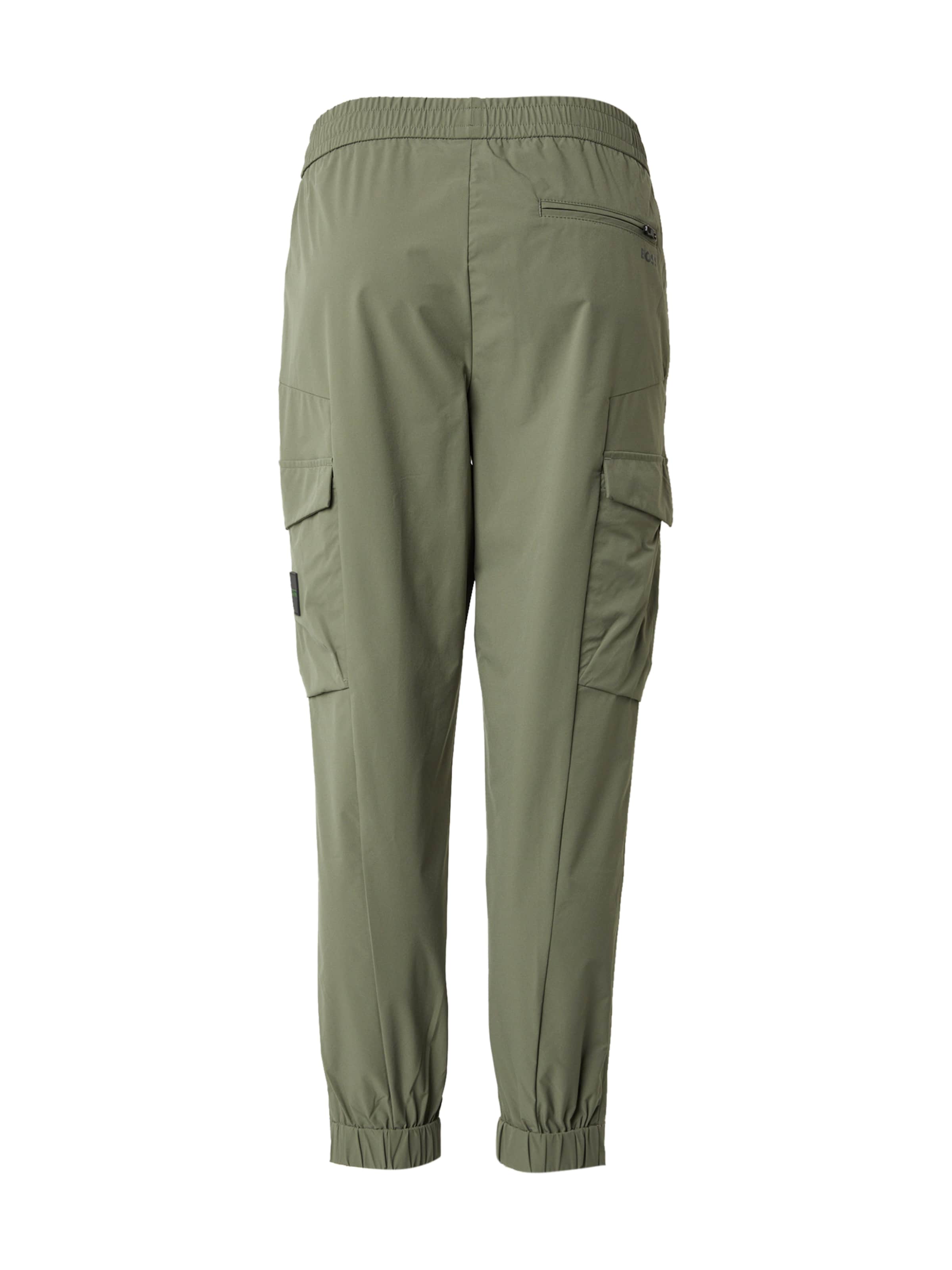 BOSS Tapered Cargo Pants 'T_Urbanex' in Green