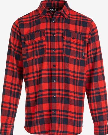 Whistler Regular fit Athletic Button Up Shirt in Red: front