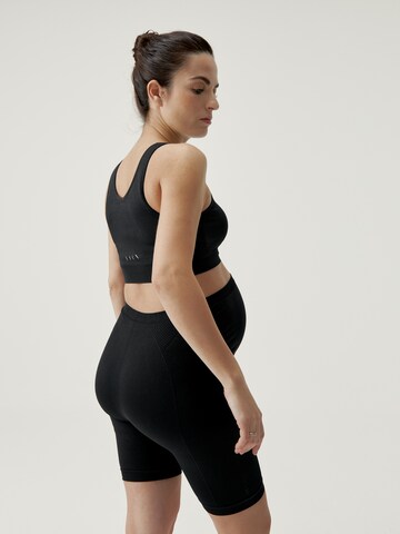 Born Living Yoga Bustier Sport bh 'Mere' in Zwart