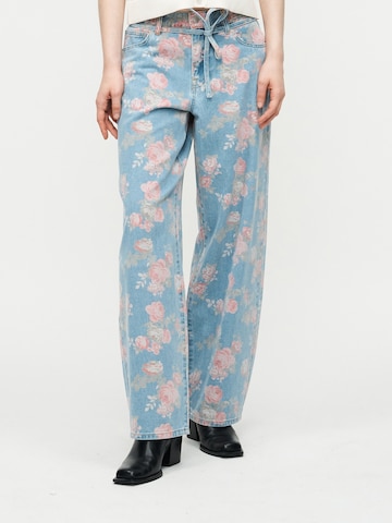 ONLY Lużny krój Jeansy 'ONLGIANNA' w kolorze niebieski: przód