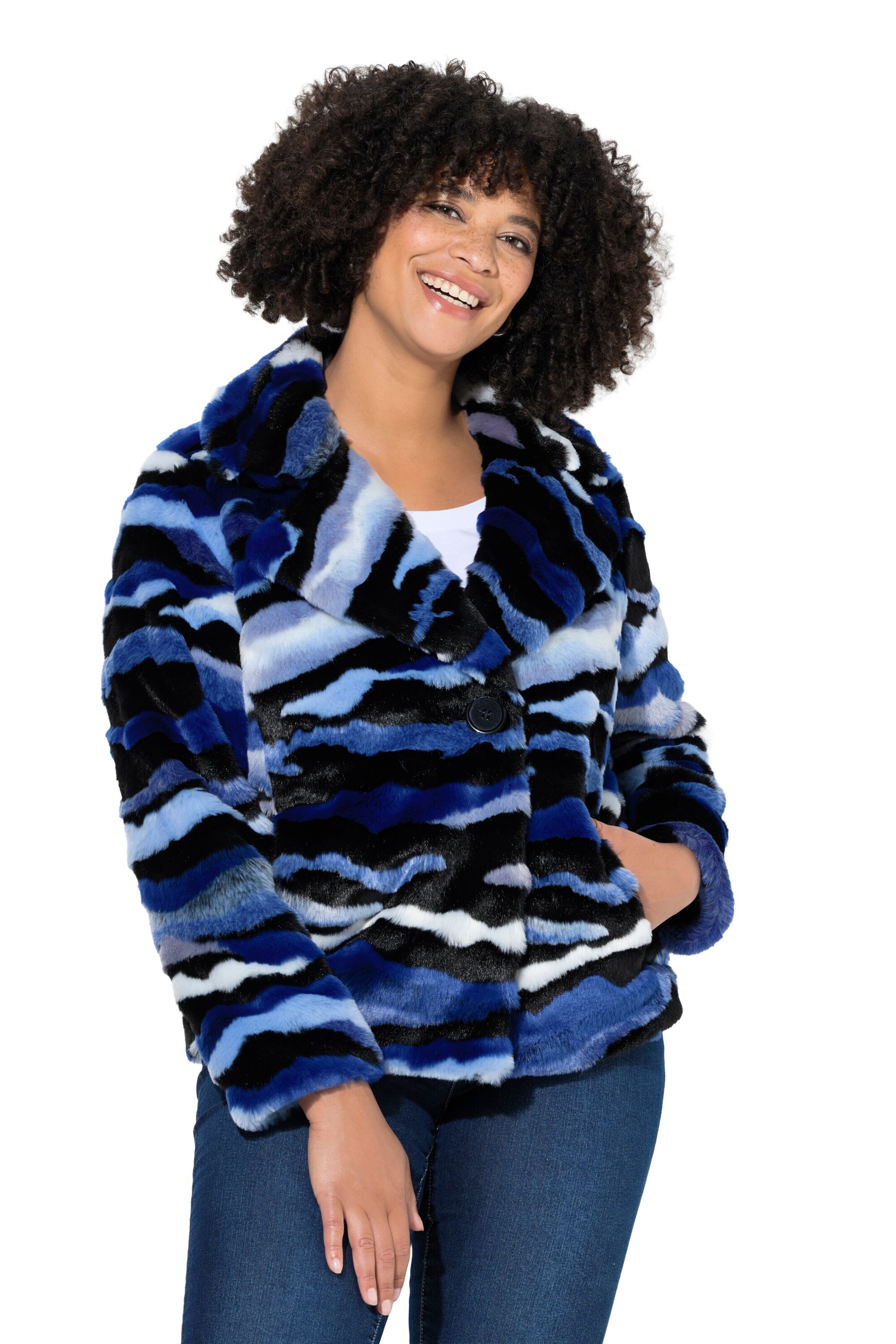 Angel of Style Between-season jacket in Mixed colours: front