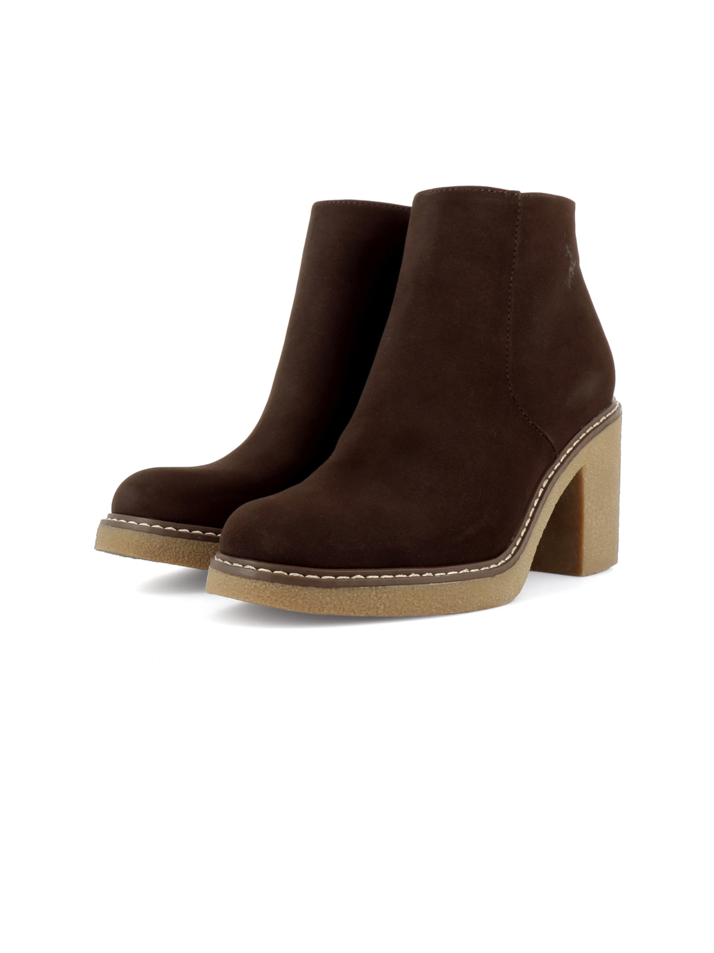 US POLO ASSN. Ankle boots 'Mabel' in Brown: front