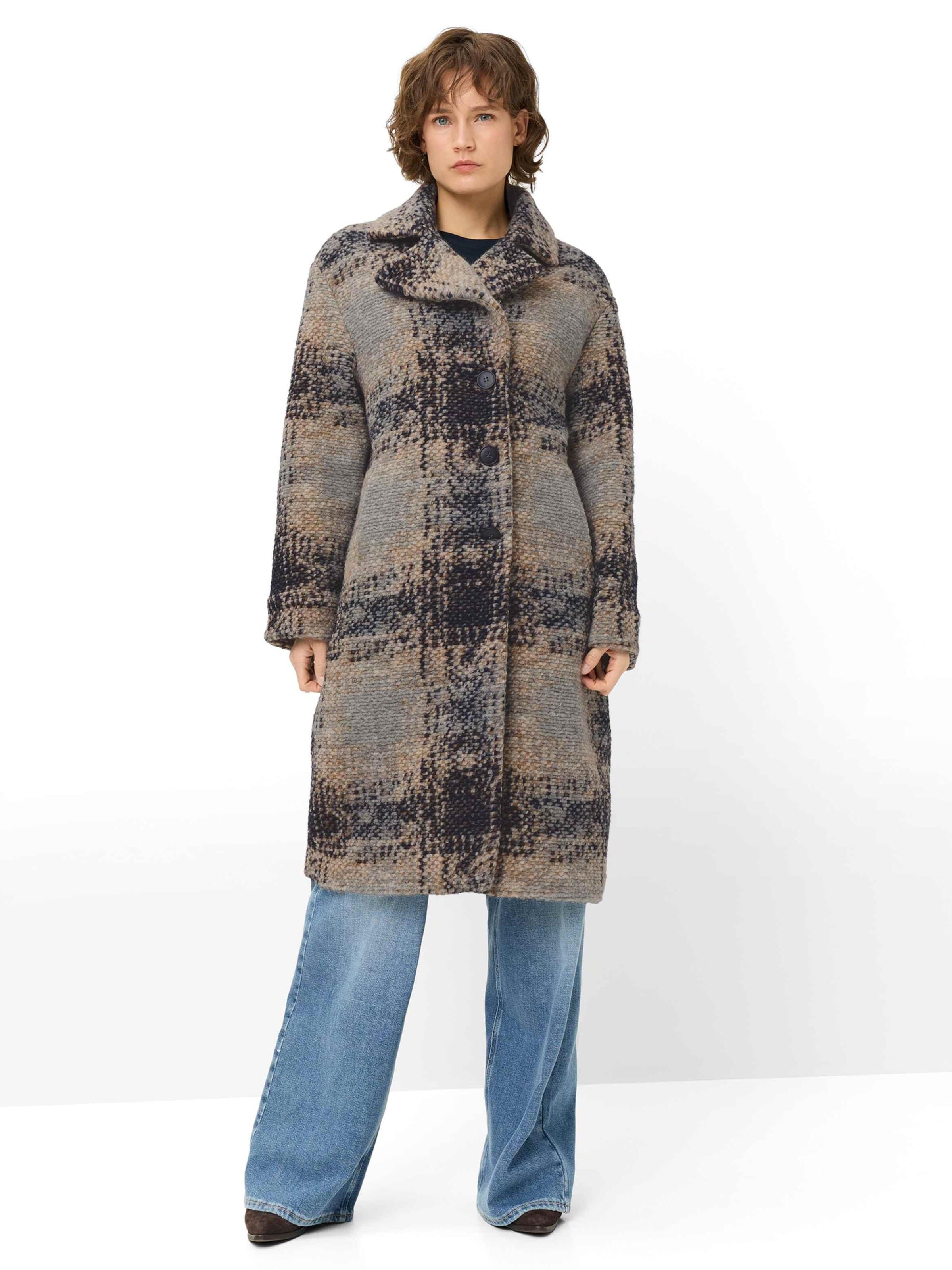 Fuchs Schmitt Wintermantel 'Wollmantel Savannah'‌‌‌‌‌‌ in Grau: Vorderseite