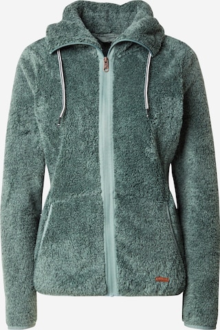 Veste en polaire fonctionnelle 'RIRI' PROTEST en vert : devant