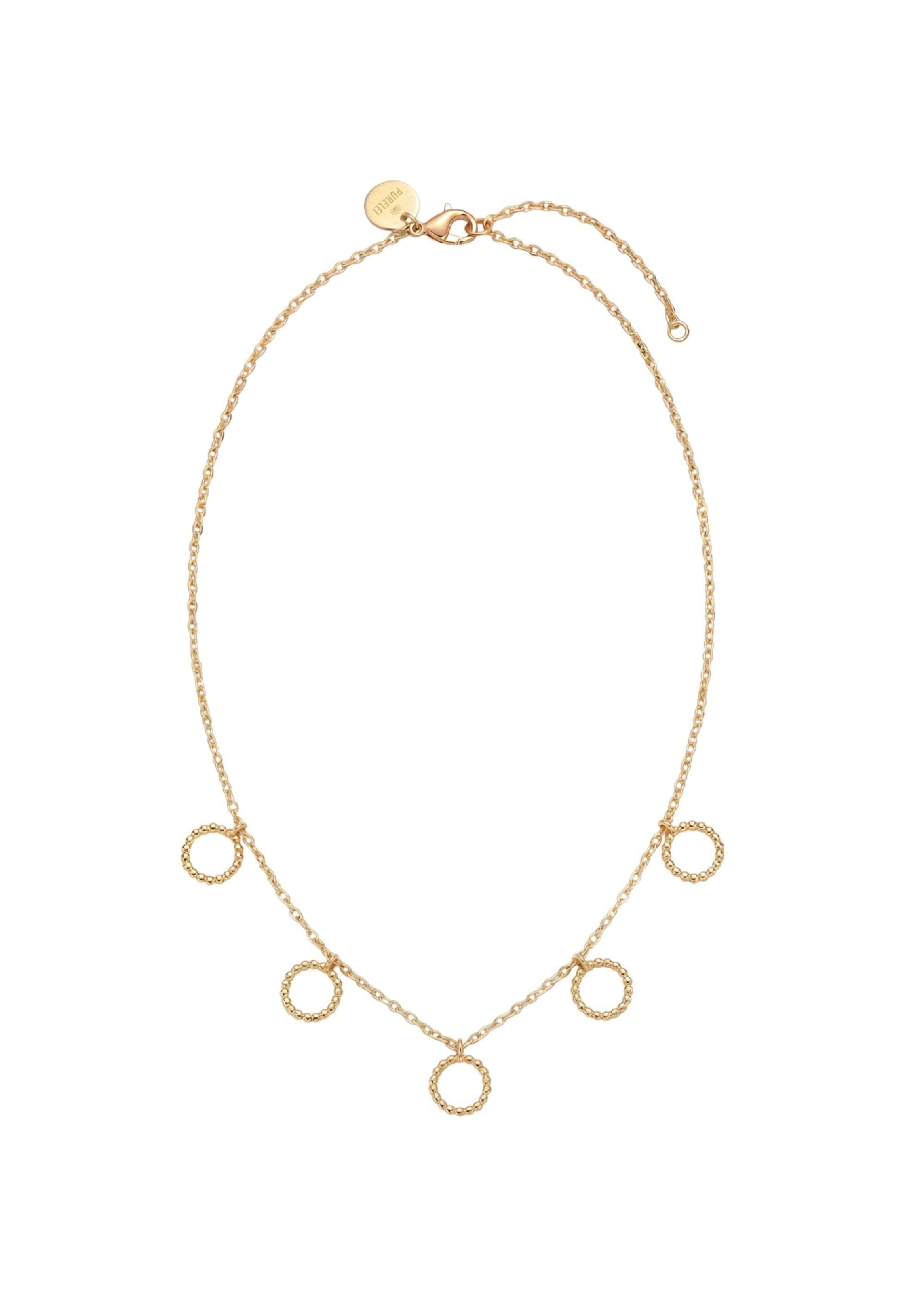 PURELEI Necklace 'Miracle' in Gold: front