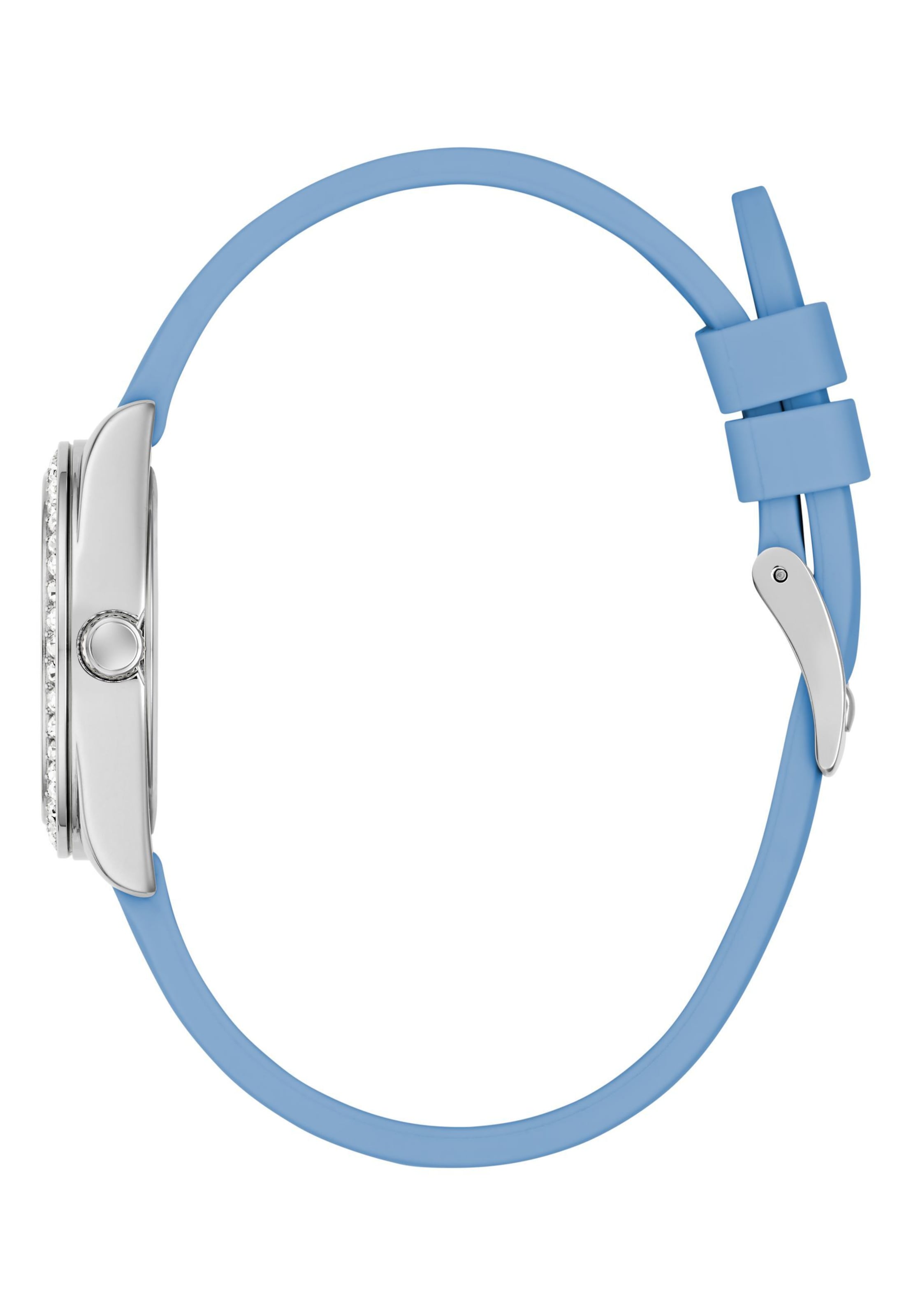 GUESS Analoguhr ' MINI LUNA ' in Blau