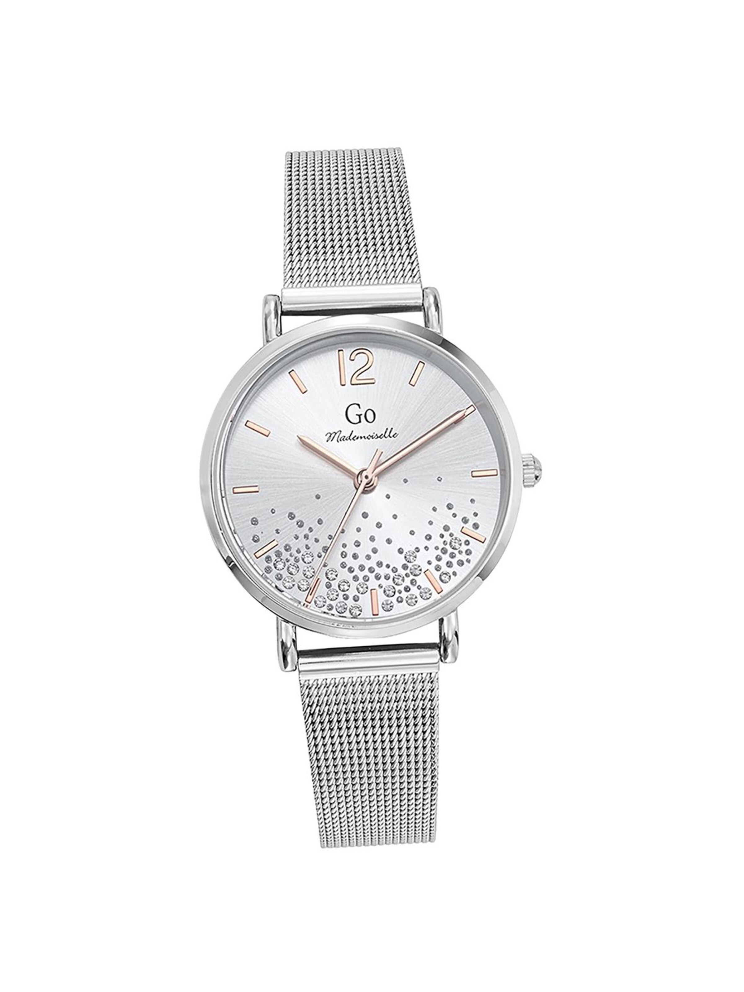 GO GirlOnly Analoog horloge in Zilver: voorkant