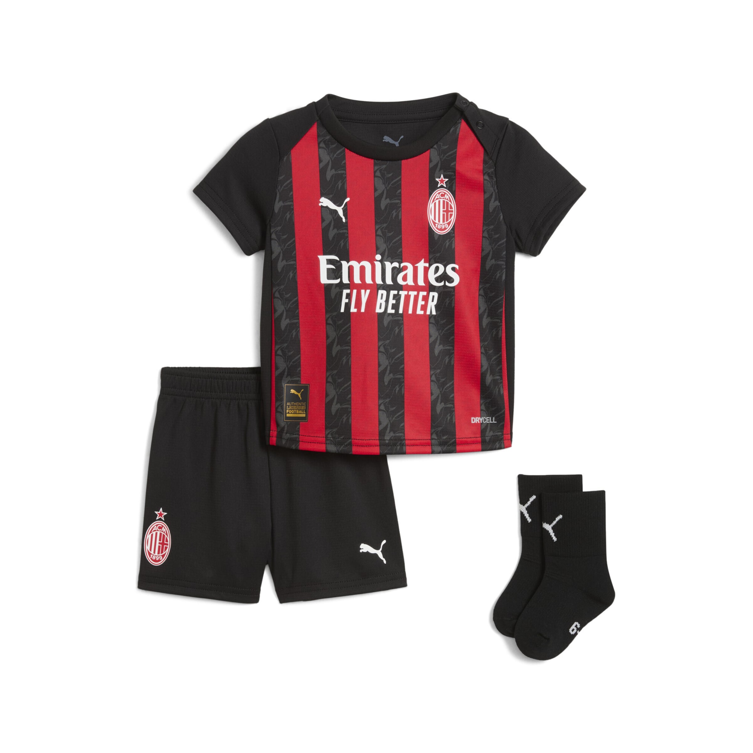 PUMA Trainingsanzug 'AC Milan 25/26' in Rot: Vorderseite
