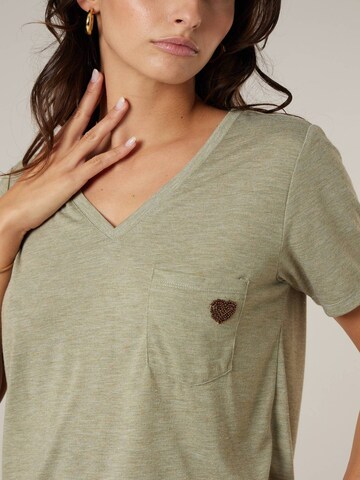 T-shirt 'Kellie' Deeluxe en vert