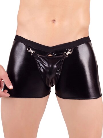 Andalea Boxershorts 'Wetlook-Boxer' in Schwarz: Vorderseite