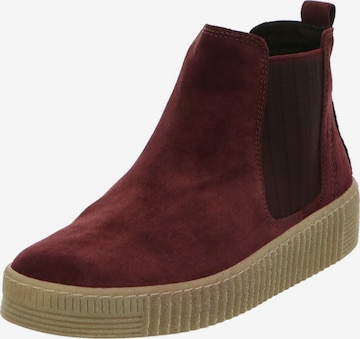GABOR Chelsea Boots in Rot: Vorderseite