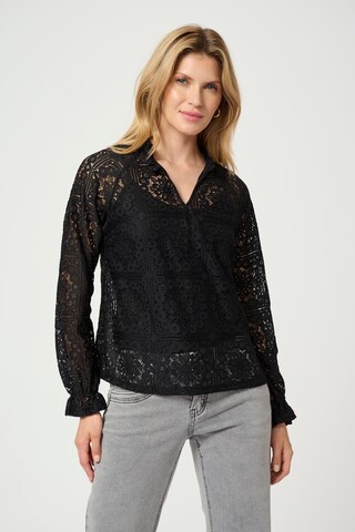 Chemisier 'CR Tiley' Cream en noir : devant