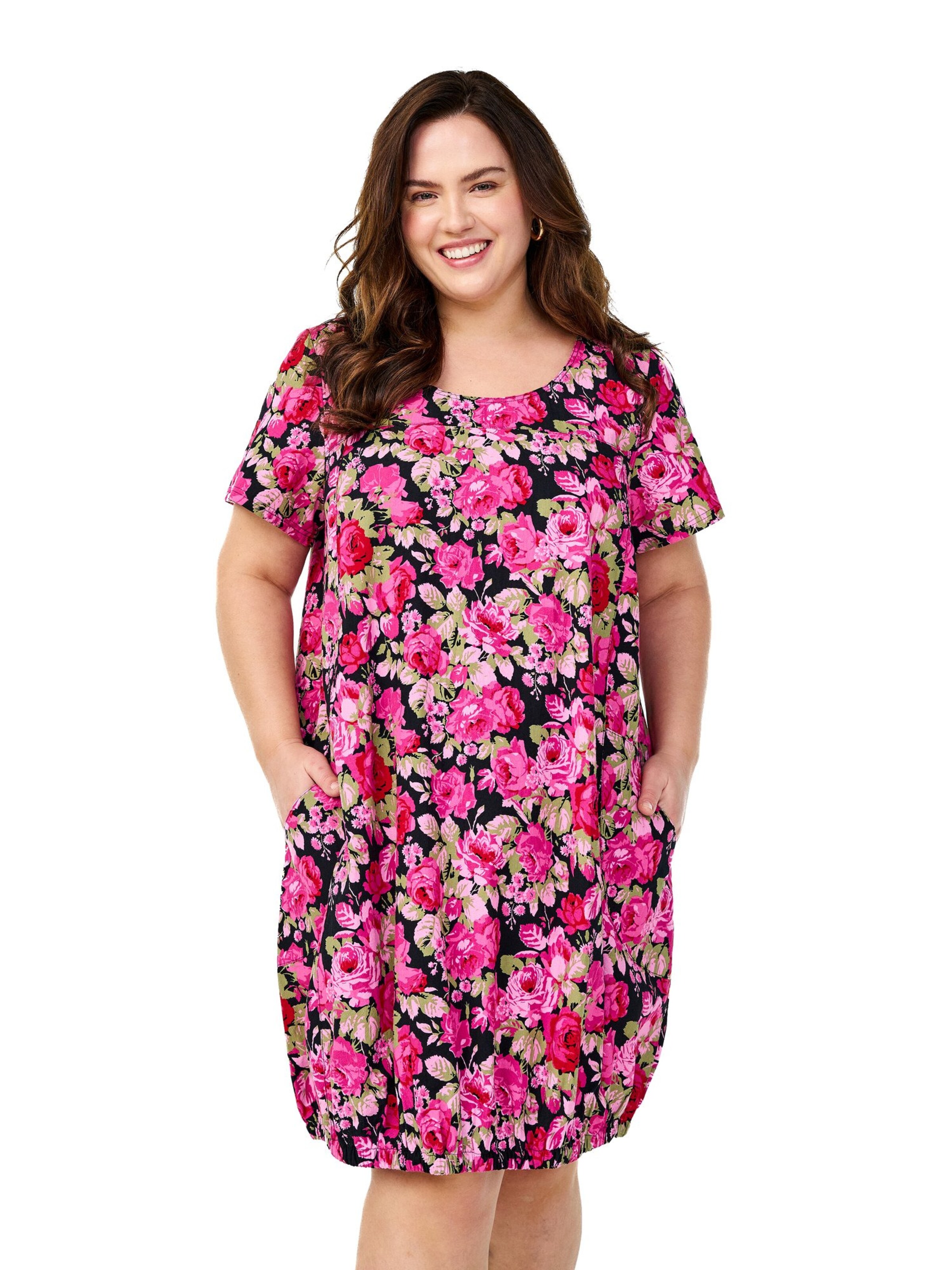 rožinė Zizzi Suknelė 'Jeasy': priekis