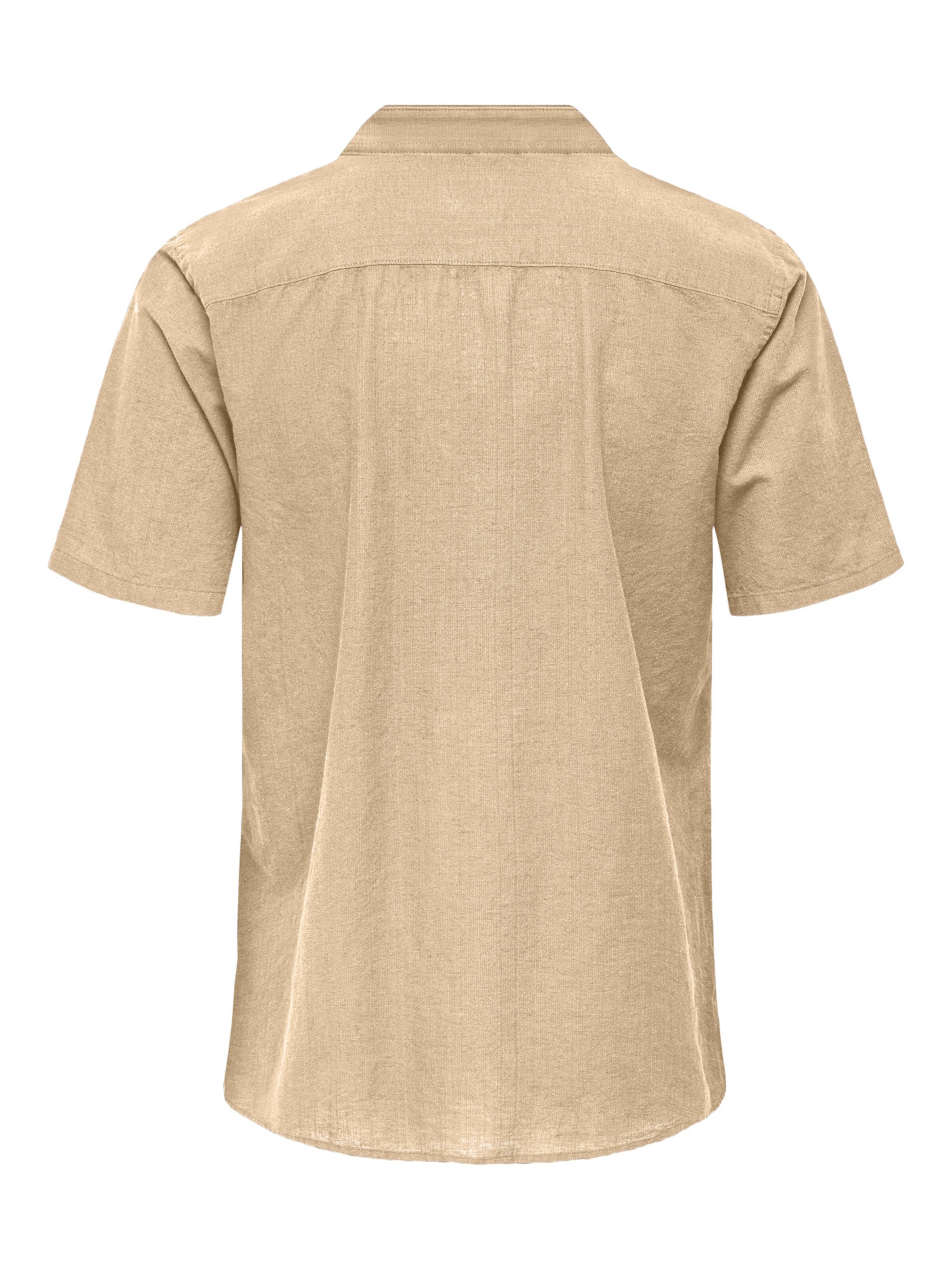 Only & Sons Slim fit Overhemd 'Cantley' in Beige
